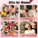 CUEZIY Bubble Gold Letter Necklace for Women Teen Dainty Balloon Initial Necklaces 14K Gold Plated Alphabet Pendant Necklace Personalized Trendy Jewelry Gift - Image 2