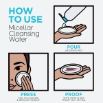 Garnier Micellar Water For Waterproof Makeup, Hydrating Facial Cleanser & Makeup Remover, Suitable for Sensitive Skin, Vegan, Cruelty Free, 13.5 Fl Oz (400mL), 1 Count - Image 3