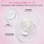 L'Oreal Paris EverPure Glossing Lamination Hair Mask with Glycolic Acid - Deep Conditioning Gloss Hair Treatment for Lasting Shine and Smoothness - Restores Dull, Dry Damaged Hair - 5.1 fl oz - Image 2