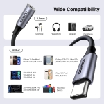 UGREEN USB C to 3.5mm Audio Adapter Type C to Headphone Aux Jack Dongle 24bit/96kHz HiFi DAC Cable Cord Compatible with iPhone 16 15 Pro Max/16 Plus, iPad, Galaxy S25 S24 Ultra, Pixel 9, Grey - Image 3