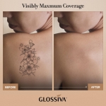 Glossiva Tattoo Cover Up Makeup Waterproof Concealer For Dark Spots, Scars, Vitiligo, And More - 2x30ml - Use on Body, For Legs, for Men and Women (2x30ml) - Image 5