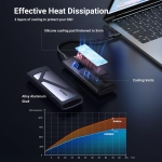 UGREEN SSD Enclosure, Tool-Free USB C External, 10Gbps M.2 NVMe to USB Adapter/Reader Supports M and B&M Keys and Size 2230/2242 /2260/2280 SSDs - Image 7