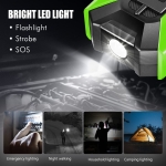 ‎DNA MOTORING TOOLS-00266 12V 1500A 15000 mAh Multi-Function Portable Car Battery Jump Starter for Up to 7.0L Gas & 5.5L Diesel Engine, with Carry Case, Green - Image 5