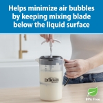 Dr. Brown's Baby Formula Mixing Pitcher with Adjustable Stopper, Locking Lid, & No Drip Spout, 32oz, BPA Free, Teal - Image 5