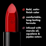 e.l.f. O Face Satin Lipstick, Richly Pigmented, Nourishing & Long-Lasting Creamy Lipstick, Infused With Jojoba, Vegan & Cruelty-Free, No Regrets - Image 3