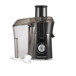 Hamilton Beach Juicer Machine, Big Mouth Large 3” Feed Chute for Whole Fruits and Vegetables, Easy to Clean, Centrifugal Extractor, BPA Free, 800W Motor, Black