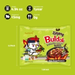 Samyang Buldak Jjajang Korean Spicy Hot Chicken Stir-Fried Noodles 4.94oz (Pack of 5) - Image 5