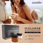 Glossiva Tattoo Cover Up Makeup Waterproof Concealer For Dark Spots, Scars, Vitiligo, And More - 2x30ml - Use on Body, For Legs, for Men and Women (2x30ml) - Image 9