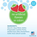 Dr. Brown's Infant-to-Toddler Training Toothbrush Set with Fluoride-Free Baby Toothpaste, Strawberry - Giraffe - 1.4oz - 0-3 years - Image 15