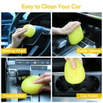 PULIDIKI Car Cleaning Gel for Car Cleaning Putty Car Putty Auto Detailing Tools Car Slime Cleaner Dust Cleaning Gel for Car Interior Cleaner Car Accessories Keyboard Cleaner Yellow (2Pack) - Image 6