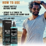 Viking Revolution Sea Salt Spray for Hair Men - Hair Texturizing Spray with Kelp, Aloe Vera and Red Algae Extract - Surf Spray to Add Volume and Texture Sea Salt Spray for Men Beach Hair Spray - 8.8oz - Image 4