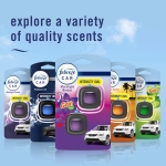 Febreze Car Air Freshener Vent Clip Gain Moonlight Breeze Scent, .07 oz. Car Vent Clip, Pack of 3 and Stay-Fresh Storage Case - Image 2