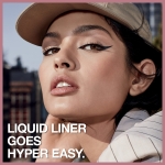 Maybelline Hyper Easy Liquid Pen No-Skip Eyeliner, Satin Finish, Waterproof Formula, Pitch Black, 0.018 Fl Oz - Image 9