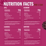 IZZE Sparkling Juice Beverage Blend, Variety Pack, Blackberry, Clementine, Apple, Grapefruit, No Sugar Added, 8.4 FL OZ, 24 Cans - Image 2