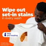 Tide Ultra Oxi Boost Liquid Laundry Detergent, 148 fl oz, 105 Loads, Advanced Stain Remover, Laundry Detergent Liquid with Extra Oxi Power - Image 5