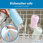 Dr. Brown's Natural Flow Anti-Colic Options+ Narrow Glass Baby Bottle 8 oz/250 mL, with Level 1 Slow Flow Nipple, 2 Pack, 0m+ - Image 8