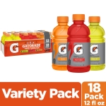 Gatorade Thirst Quencher Sports Drink, Variety Pack, 12 Fl Oz (Pack of 18) - Image 8