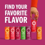 IZZE Sparkling Juice Beverage Blend, Variety Pack, Blackberry, Clementine, Apple, Grapefruit, No Sugar Added, 8.4 FL OZ, 24 Cans - Image 4
