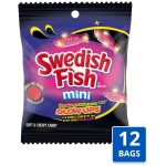 SWEDISH FISH Mini Glow Ups Strawberry-Watermelon Soft & Chewy Candy, 12-3.08 oz Bags - Image 15