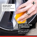 AutoERASERS™ Instant Detailing Car Bikes Wash Sponge, Non-Scratch Car Cleaning Sponge, Dual-Sided Auto Cleaning Sponges Pre-Moistened and Portable for On-The-Go Use, Pack of 12 - Image 5