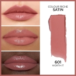 L’Oréal Paris Colour Riche Satin Lipstick for Moisturized Lips,Lip Makeup with Argan Oil and Vitamin E,Worth It,0.13 Oz - Image 9