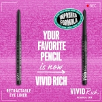 NYX PROFESSIONAL MAKEUP Mechanical Eye Pencil,Vivid Rich Mechanical, Creamy Retractable Eyeliner - Always Onyx, Black Eyeliner - Image 7