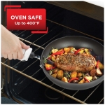 T-fal Ultimate Hard Anodized Nonstick Roasting Pan 16 Inchx13 Inch Roaster Pan, Pots and Pans, Cookware Black - Image 2