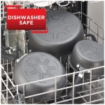 T-fal Ultimate Hard Anodized Nonstick Roasting Pan 16 Inchx13 Inch Roaster Pan, Pots and Pans, Cookware Black - Image 3