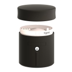 Schneider Electric Harmony XVB Mounting Base with Cap for Direct or Tube Mounting | Tower Lights & Industrial Warning & Signal Light System, Black Base, 70mm