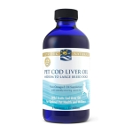 Pet Cod Liver Oil, Unflavored - 1104 mg Omega-3 Per Teaspoon - Fish Oil for Dogs