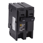 Square D by Schneider Electric Homeline 100 Amp Mini Circuit Breaker, 2 Pole, 120/240V AC, 10kA Breaking Capacity, Plug in Mount, Standard Type, Residential Use (‎HOM2100CP)