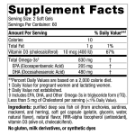 Prenatal DHA, Strawberry - 830 mg Omega-3 + 400 IU Vitamin D3 - Image 6