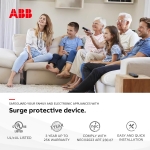 THOMESURGEP by ABB • SurgePro™ Surge Protective Device • Externally Mounted Wired Residential SPD for Retail and Home • Type 1 SPD • Safe, Reliable, and Functional - Image 2