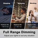 BESTTEN 10 Pack Super Slim Digital Dimmer Light Switch, Quiet Rocker, Max 300W LED, CFL, 600W Halogen, Single Pole or 3 Way Dimmable Switch, Screwless Wallplate Included, ETL Listed, White - Image 2