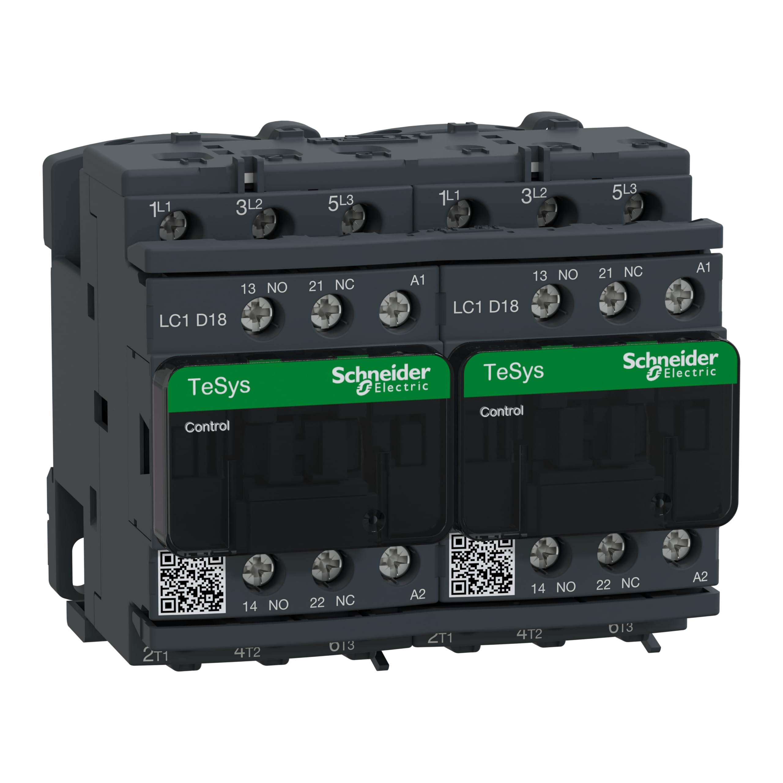Version 1.0.0 Schneider Electric LC2D18G7 Reversing Contactor, 120V Coil, 18A Iec - Image 1