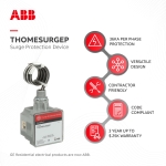 THOMESURGEP by ABB • SurgePro™ Surge Protective Device • Externally Mounted Wired Residential SPD for Retail and Home • Type 1 SPD • Safe, Reliable, and Functional - Image 4