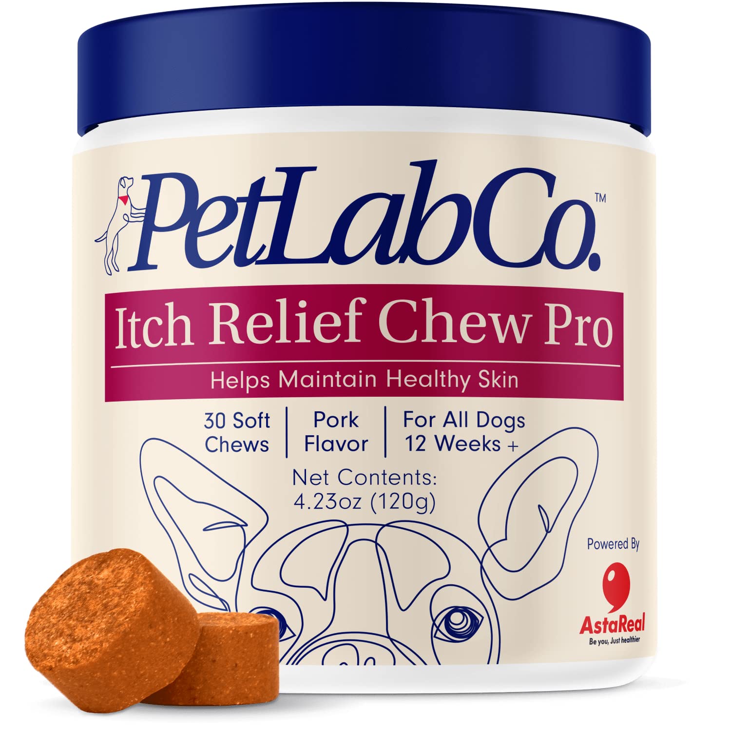 Version 1.0.0 Itch Relief Chew Pro for Dogs – Omega 3 for Dogs Itch Supplement - Image 1